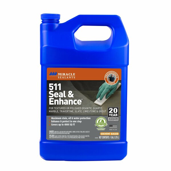 Miracle Sealants Sealant, 511 Seal & Enhance, Gallon SEENGAL4